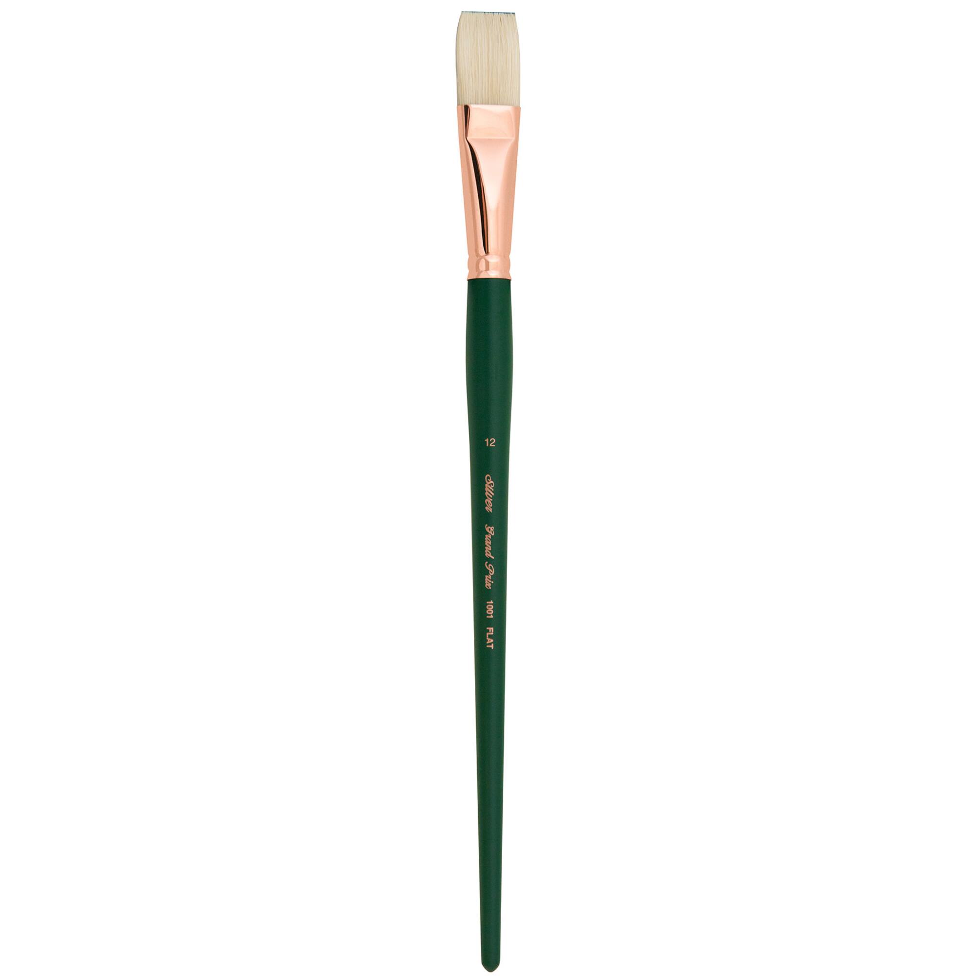 Silver Brush Limited Grand Prix® Series 1001 Size 12 Long Handle Flat Brush